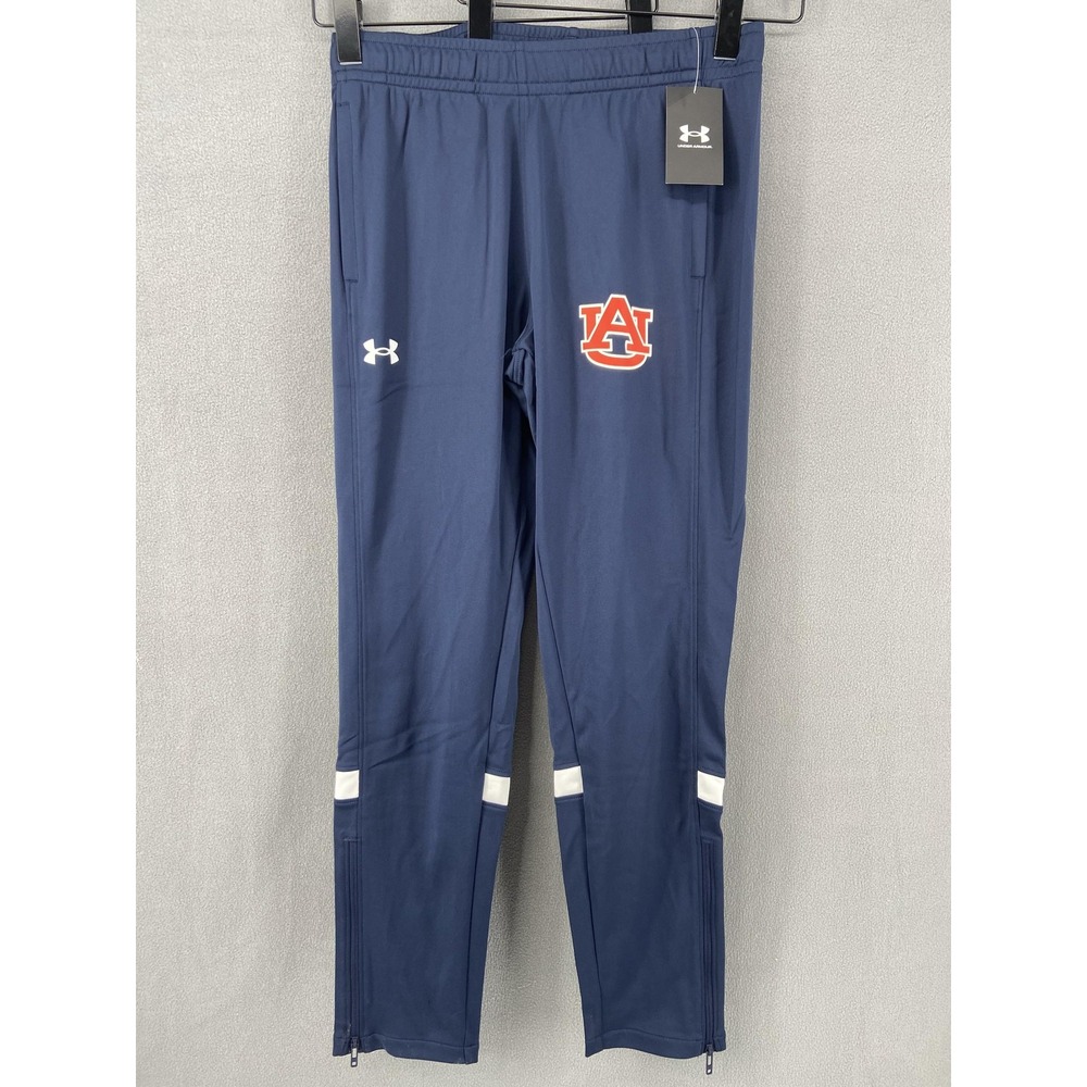 Auburn Tigers Pants Womens Small Blue NCAA Football Warm Up Track Under Armour